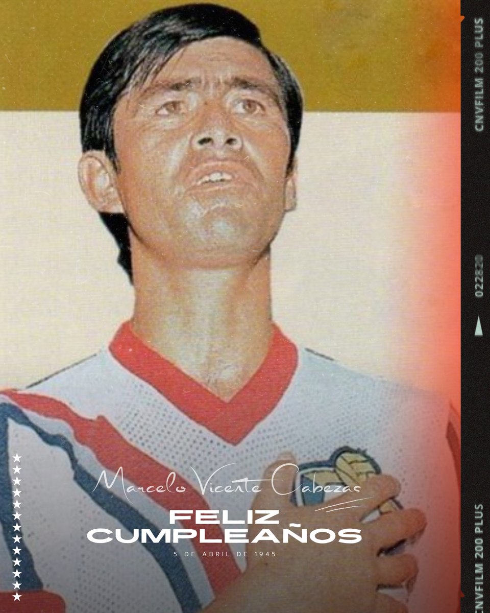 elnacionalec's tweet photo. Símbolo de la construcción de nuestra grandeza. Volante polifuncional. Cinco veces campeón con nuestra camiseta. LEYENDA.

¡Feliz Cumpleaños, Don Marcelo Vicente! 🎂 
#TodosJuntos 🔴 https://t.co/mcKy5EBSlA