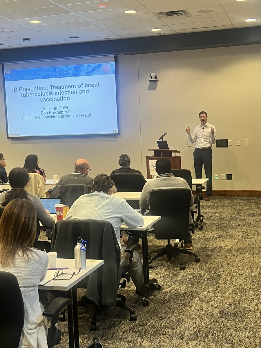 Day 2 of #DenverTBCourse with Drs Minh-Vu Nguyen, Michelle Haas, David Griffith and Robert Belknap sharing their expertise including #LTBI, CXR interpretation and drug toxicity #TB #EndTB #PatientCare #MedEd #MedX #PulmTwitter