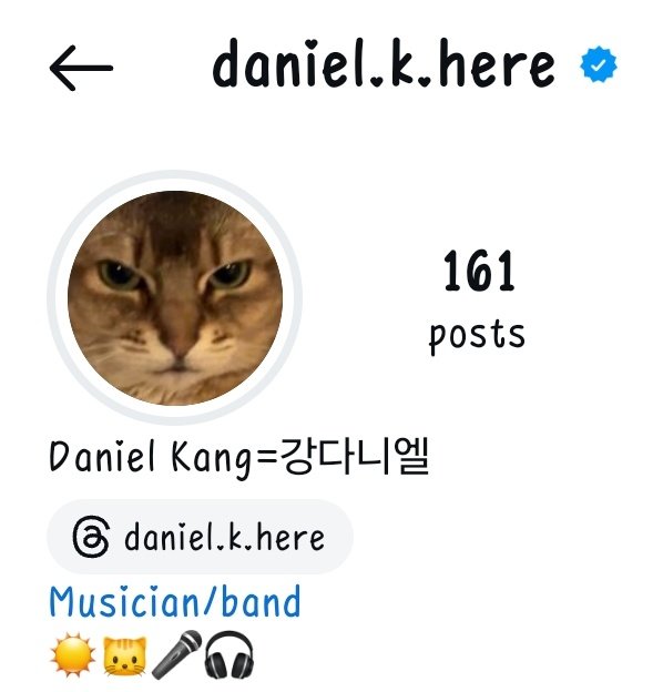[📸] Kang Daniel IG profil resmini güncelledi 💌 Ori ile 🐱 🔗 instagram.com/daniel.k.here #KangDaniel #강다니엘