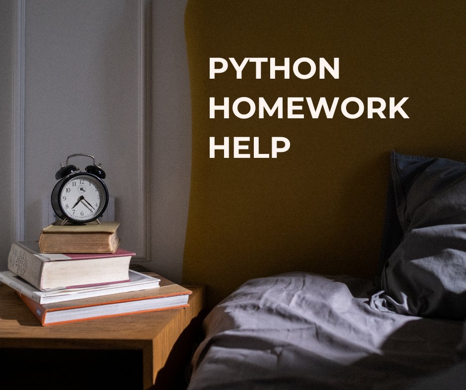 abchomeworkhelp's tweet image. Is the deadline approaching for the submission of your Python homework? Connect with our team and get instant solutions to your queries. #pythonhomeworkhelp #homeworkhelp #programminghomeworkhelp #abchomeworkhelp 
abchomeworkhelp.com/python-homewor…