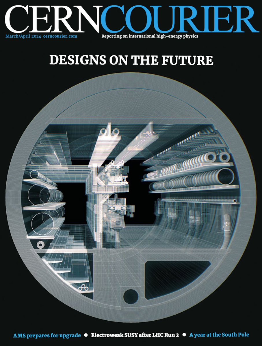 The future of physics ⏳ The March/April issue of the @CERNCourier explores the future of particle physics, featuring the proposed future colliders. They all have a rich physics case, rooted in deepening our understanding of the #Higgsboson, the #StandardModel of particle…