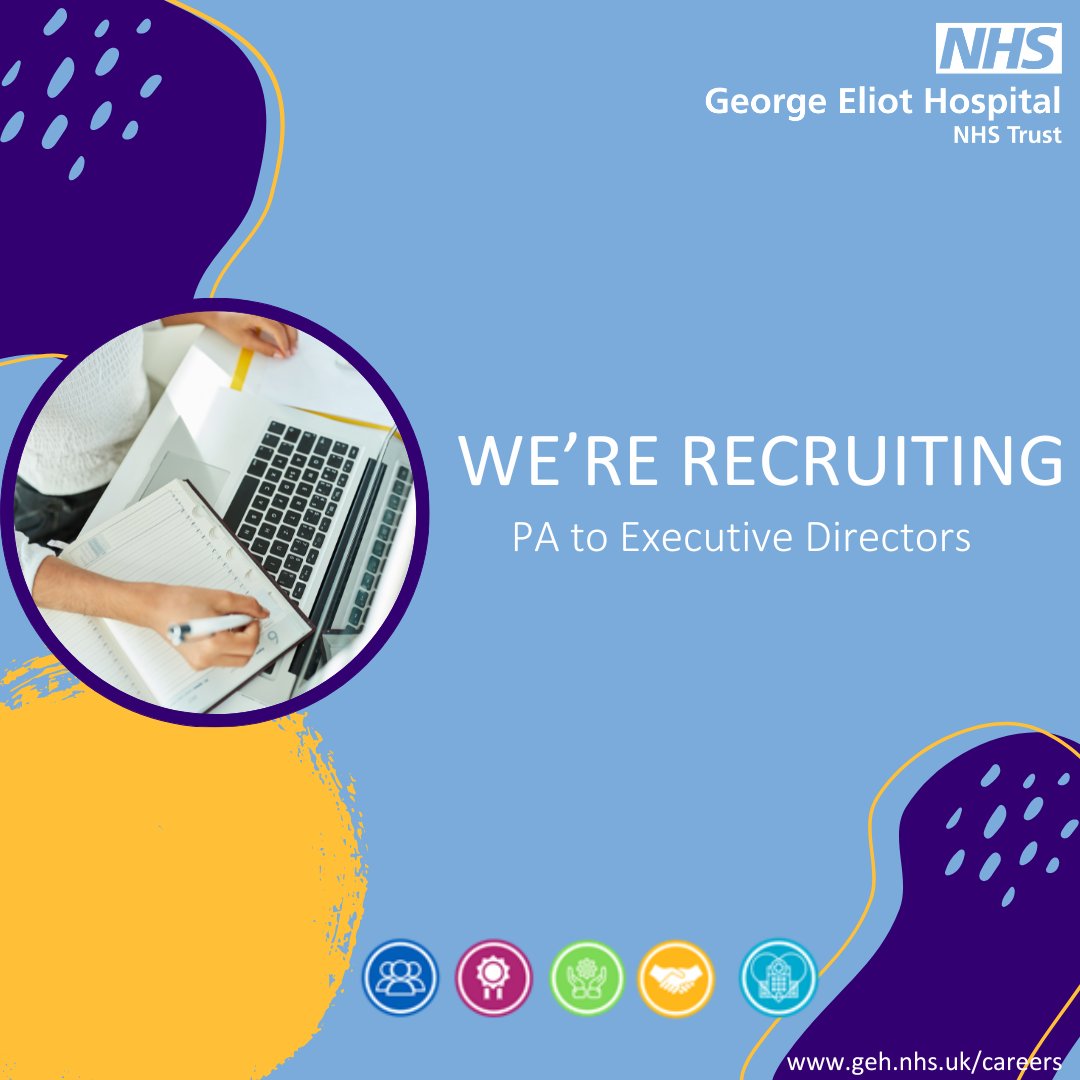 Do you have experience as a personal assistant? Why not take this opportunity and join #teamEliot.

Follow the link to apply. 
beta.jobs.nhs.uk/candidate/joba…