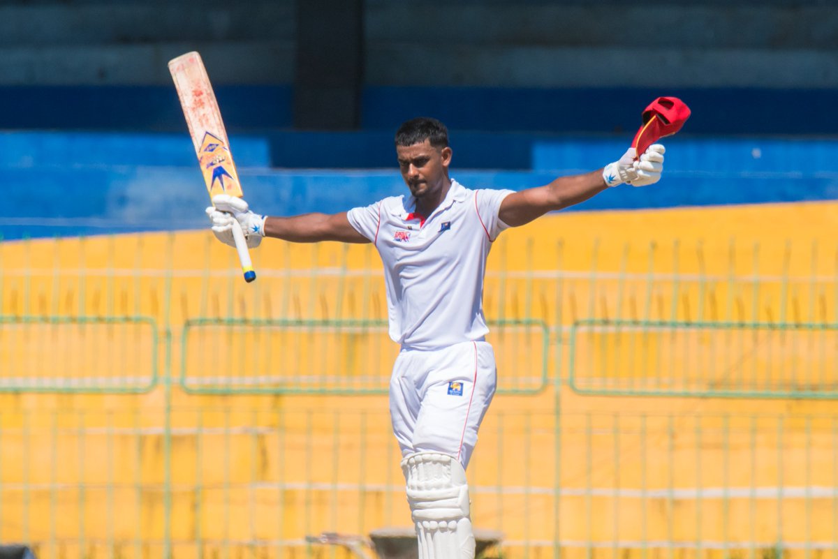 Pasindu Sooriyabandara scored 242 as Galle makes 711 runs in the 1st innings of ongoing NSL 4 day game @ RPICS against Jaffna. This is Sooriyabandara's 2nd First class double ton, first one came in the last year's edition. #NSL #Cricket #SriLanka