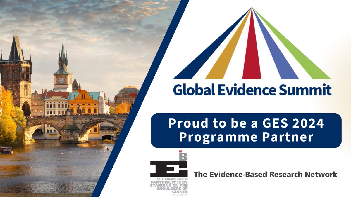 We are proud to support @GESummit as a Programme Partner and to contribute to the scientific programme. We are committed to the #GES2024 theme of ‘Using evidence. Improving lives.' @cochranecollab @JBIEBHC @gin_member @CampbellReviews