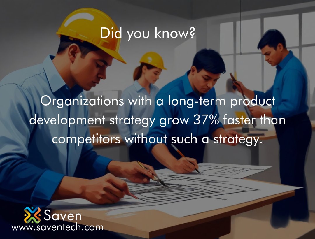 SavenInc's tweet image. Companies with a long-term product development strategy grow 37% faster than competitors without such a strategy. 

#Saven  #ProductDevelopmentStrategy #LongTermGrowth #CompetitiveAdvantage #BusinessGrowth #StrategicPlanning #MarketSuccess #InnovationStrategy #ProductLifecycle