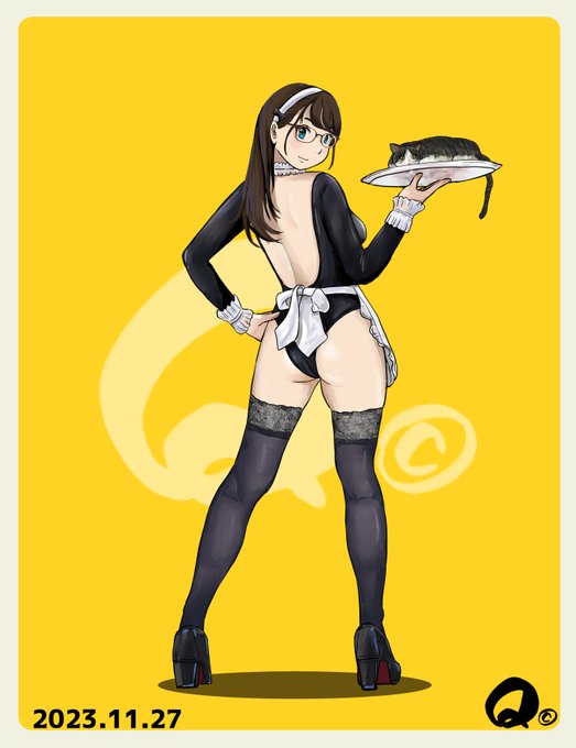 #対になってる絵をあげる
メイド 