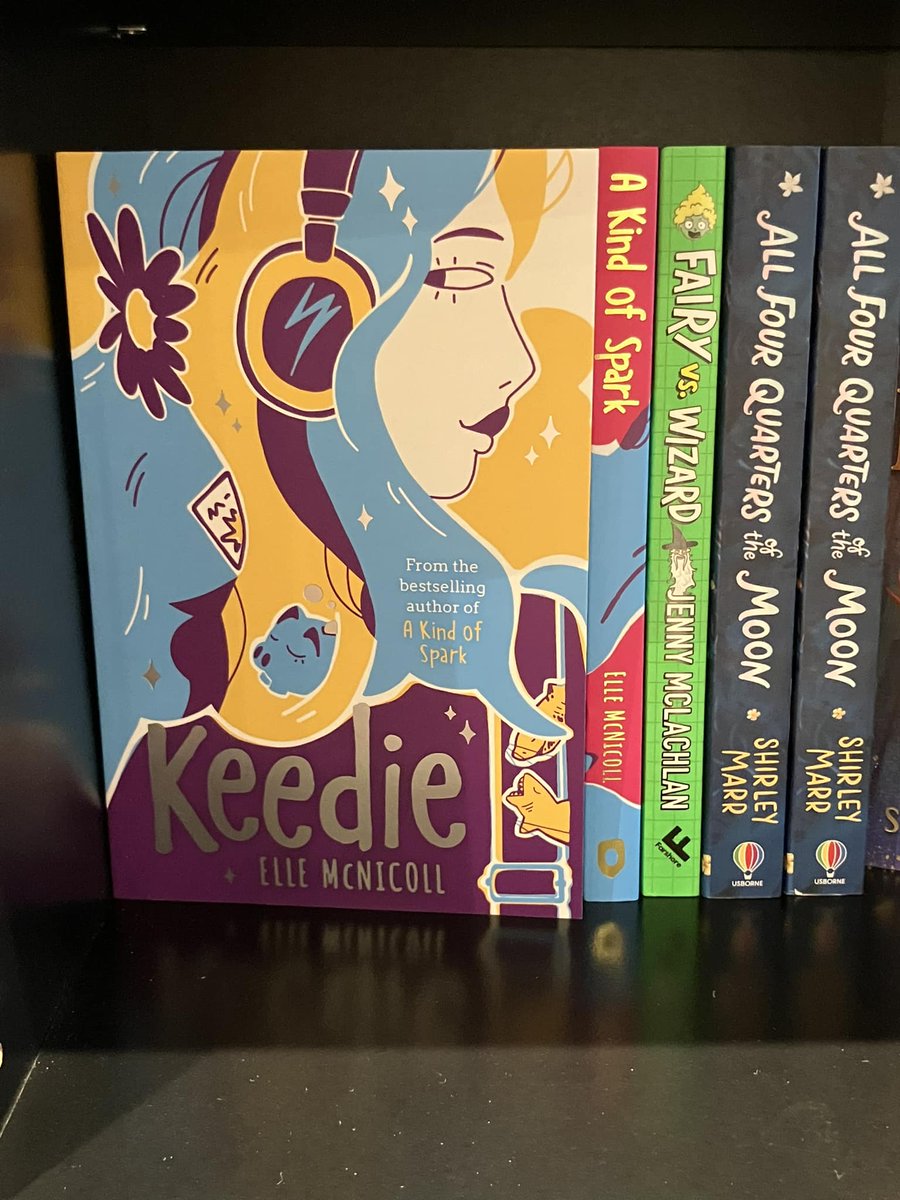 Signed copies of Keedie @BooksandChokers in stock now! Collection from the shop only.
Set in Juniper five years before A Kind of Spark, Keedie and her twin Nina approach their 14th birthday.
Paperback £7.99
#ChooseBookshops