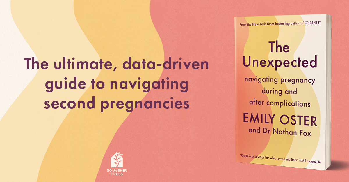 From the New York Times bestselling author of #Cribsheet @ProfEmilyOster, comes a data-driven guide to navigating the hardest parts of pregnancy. #TheUnexpected publishes today. Get your copy here: tinyurl.com/theunexpectedb…