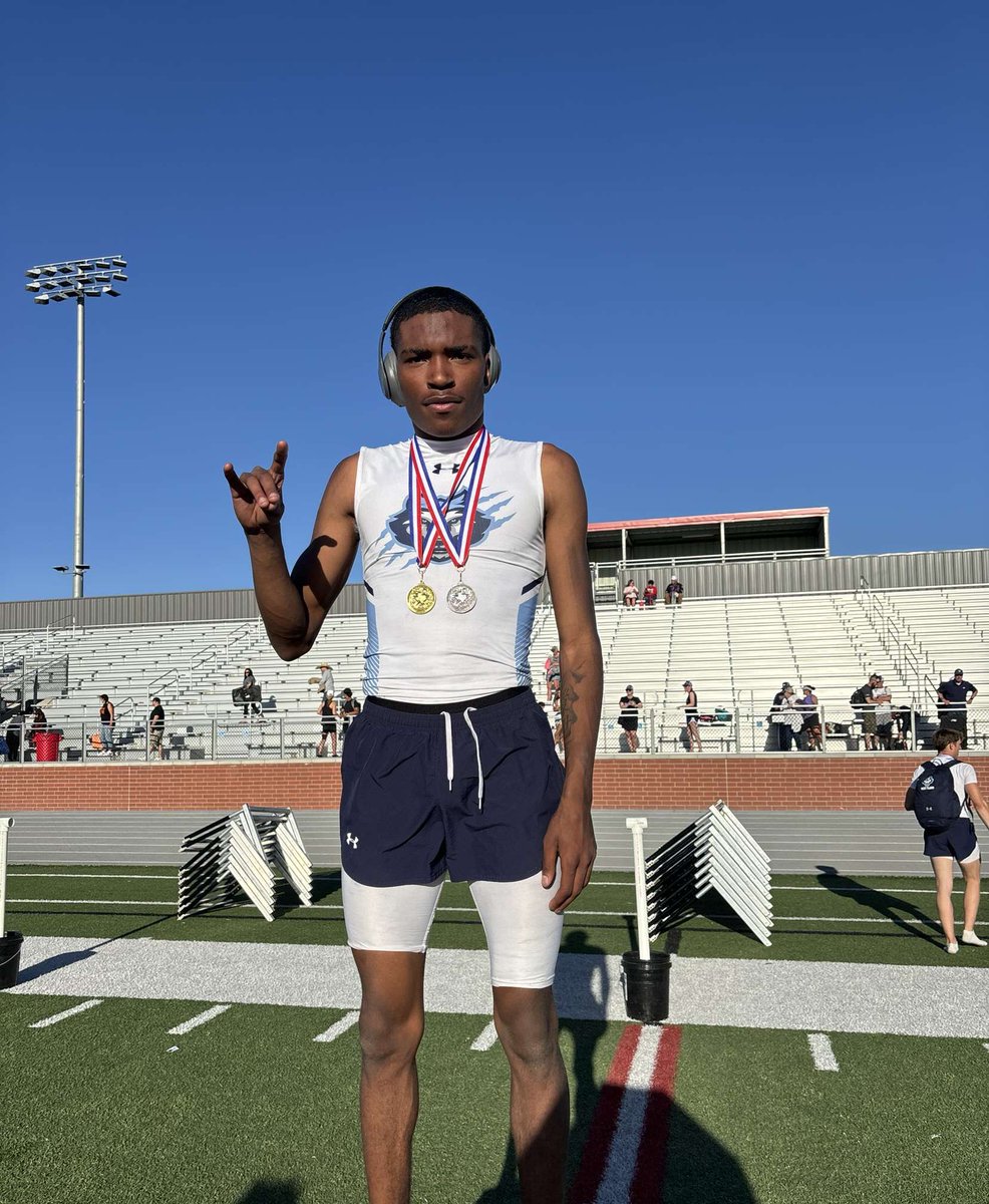 District Champ in the 200🥇
Second in the 4x4🥈
 Qualified for area with 4th in the 4x2 
<a href="/WPlainsTrack/">West Plains Track & Field</a> 
<a href="/SteveBergeski/">Coach Bergeski CSCS</a> 
<a href="/FBCoachCummings/">Adam Cummings</a> 
<a href="/ballcoachdad/">David Sutterfield</a> 
<a href="/goodnleezy34/">Jeff Lyles</a> 
<a href="/ENMUFootball/">Eastern New Mexico University Football</a> 
<a href="/Coach_BPerkins/">Brandon Perkins</a> 
<a href="/CoachKelleyLee/">Kelley Lee</a>