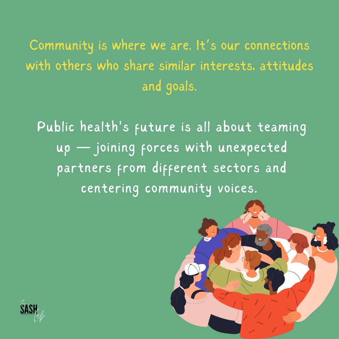 Public health extends beyond healthcare. It's about creating pollution-free communities, ensuring safe food/water, and fostering strong relationships. Let's ensure everyone has access to the support they need for a healthier life. Happy Public Health Week! #NPHW2024 #thesashlab