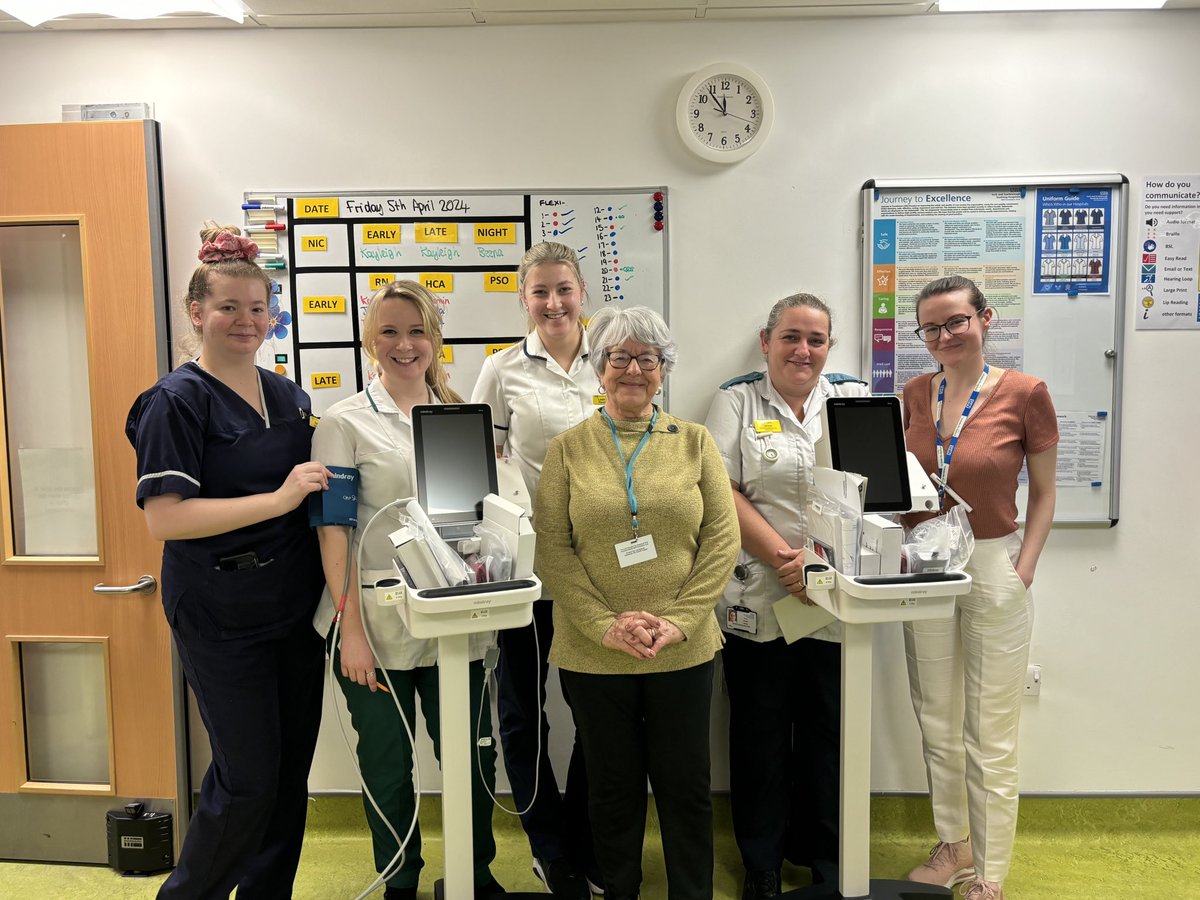 Many thanks to the wonderful Friends of Selby Hospital for their kind donations enabling the provision of 2 new Obs Machines for our Community Inpatient Unit.  These will help us as we help our patients with their rehabilitation😊 <a href="/ceadunn/">Caroline Dunn</a> <a href="/DemirHelena/">Helena Demir</a> <a href="/YSTeachingNHS/">York and Scarborough Teaching Hospitals NHS FT</a>
