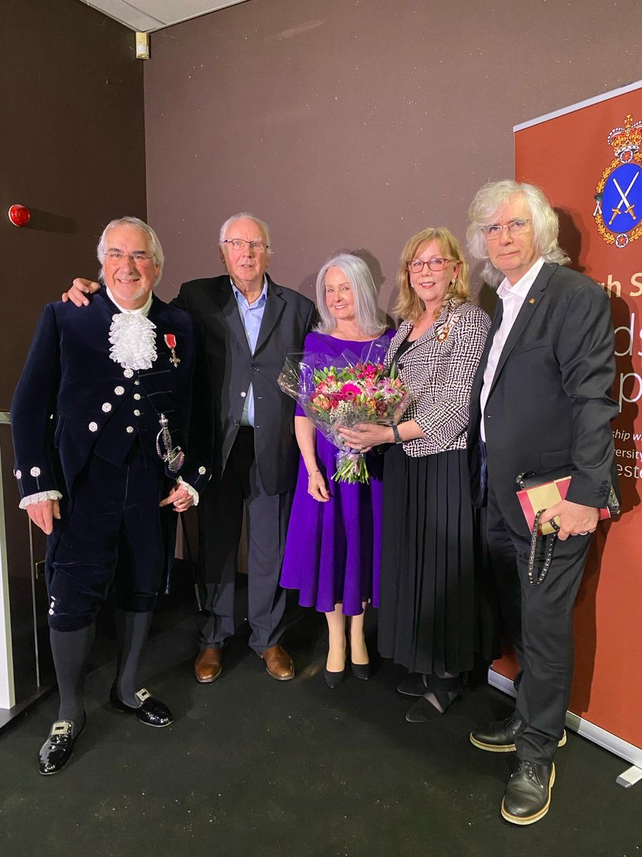 A wonderful evening with Denise, Pete W, Lady Alexis and Sir Phil at the High Sheriff’s awards for Enterprise.  Congratulations to each of the finalists  and thank you to the sponsors and our hosts the University of Chester⁦<a href="/CheshireLive/">Cheshire Live</a>⁩ ⁦⁦<a href="/cheshirelife/">Cheshire Life</a>⁩