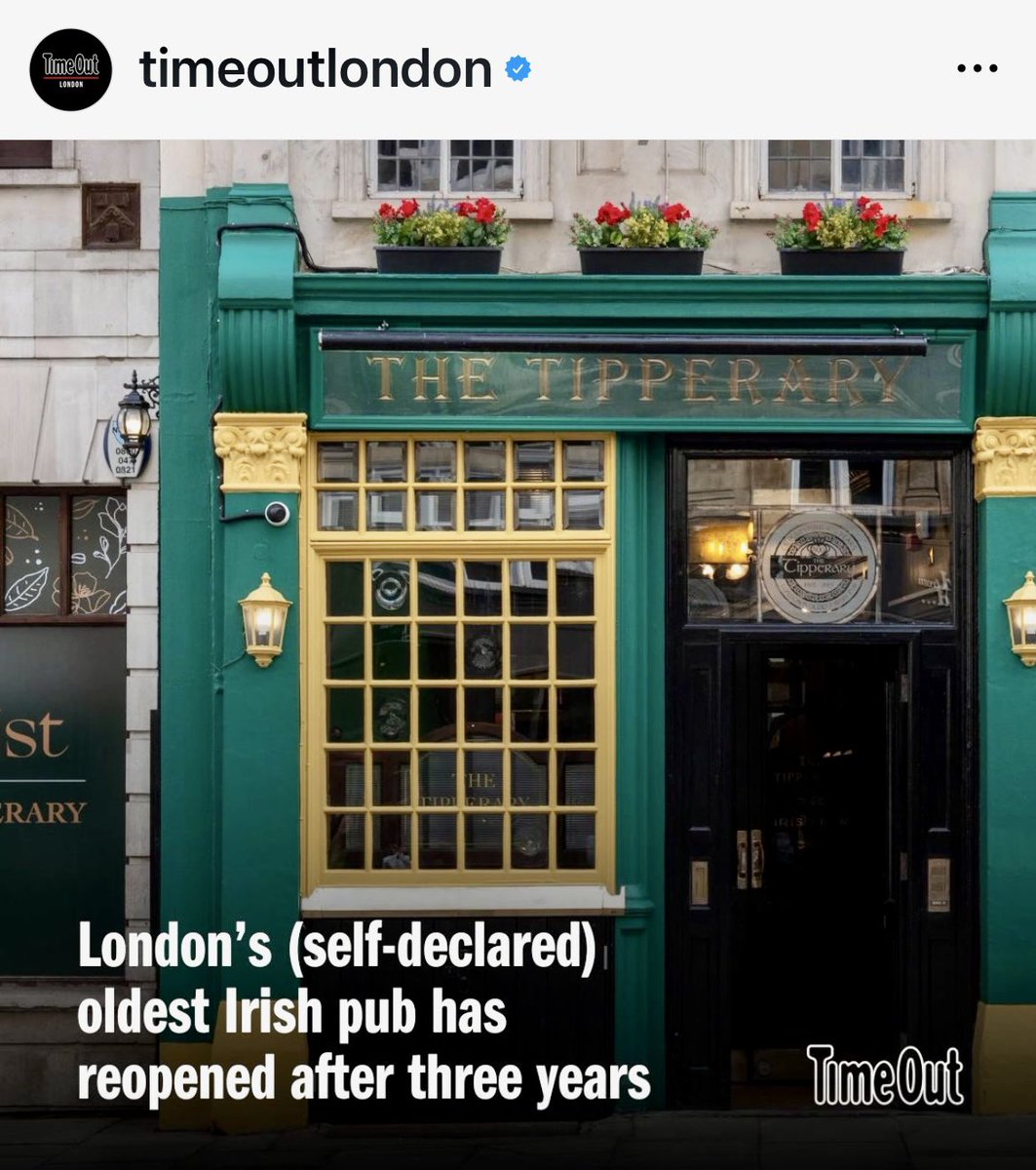 Welcome back, dear Tipperary Pub, old friend,
Where Irish whiskey and Guinness never end.
The doors swing wide, a warm embrace,
To the mirthful echoes of laughter and grace.
Visit all, savor the craic and cheer,
Sláinte to the return, a time we hold dear.
<a href="/TimeOutLondon/">Time Out London</a> #vss365