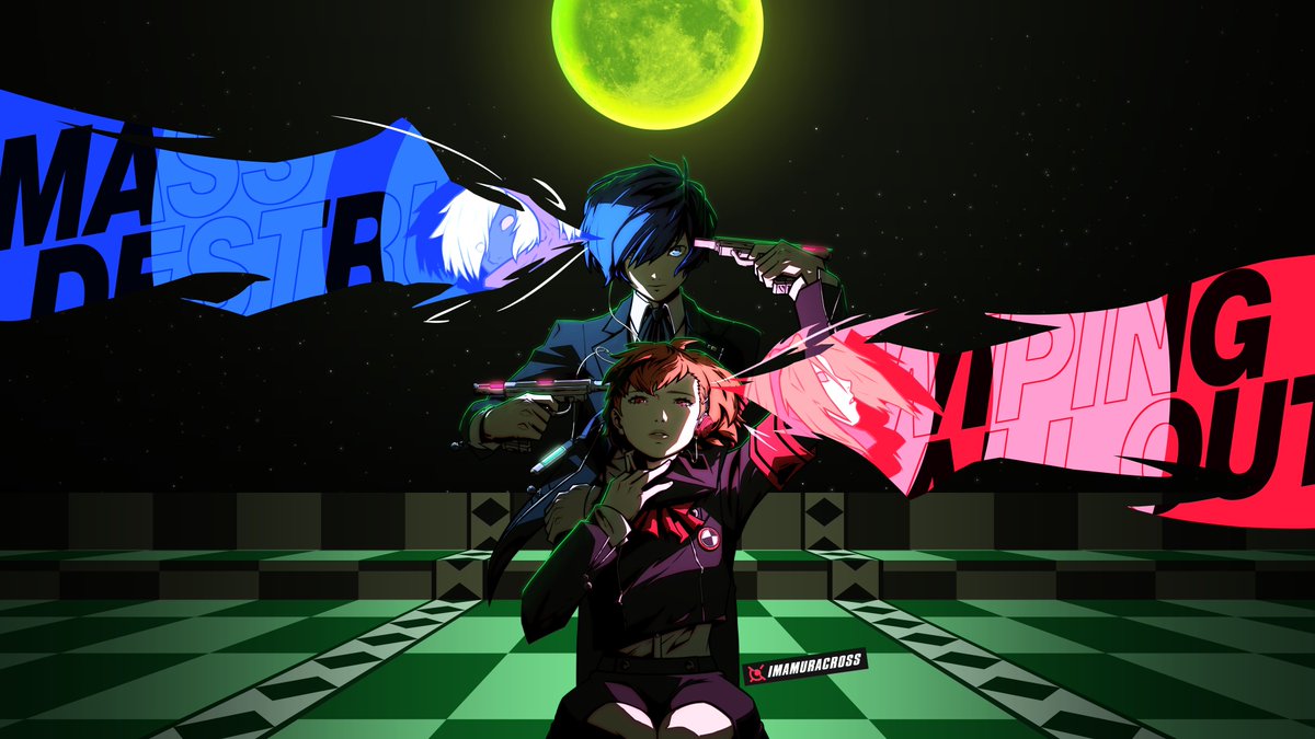 ImamuraCross's tweet image. You know what, this is normally a $1 Patreon thing, but
everyone's been so incredibly kind the last couple of days.
So here! 4K Wallpaper, for free.
Memento Mori, with all my love. Please enjoy π
#Persona3 #Persona3Reload #FEMC