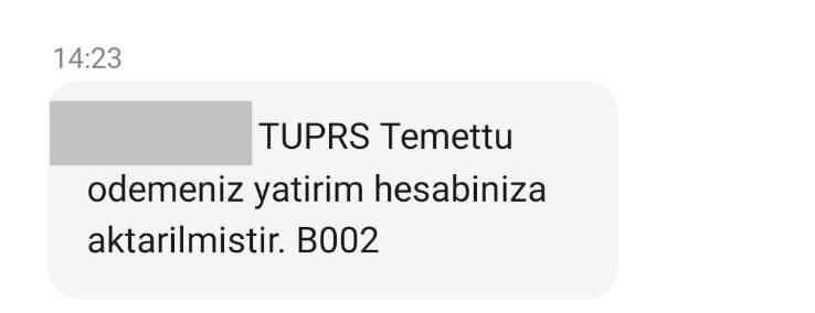 serinngece's tweet photo. Beklenen temettü ödemesi geldi. 

#TUPRS https://t.co/N2THoZzVT3