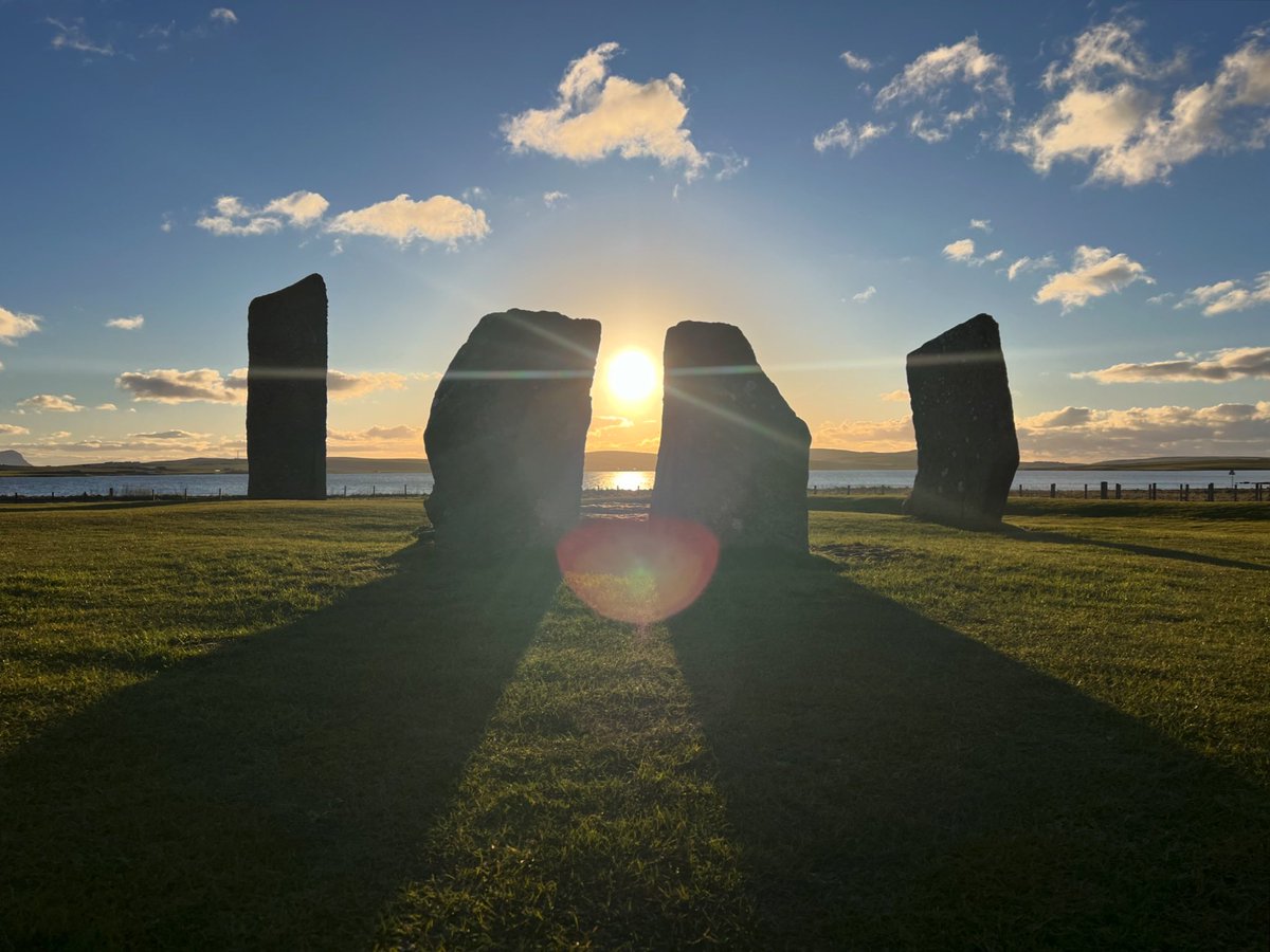 A little Orkney magic to brighten up your Friday 😌 #StennessStones
