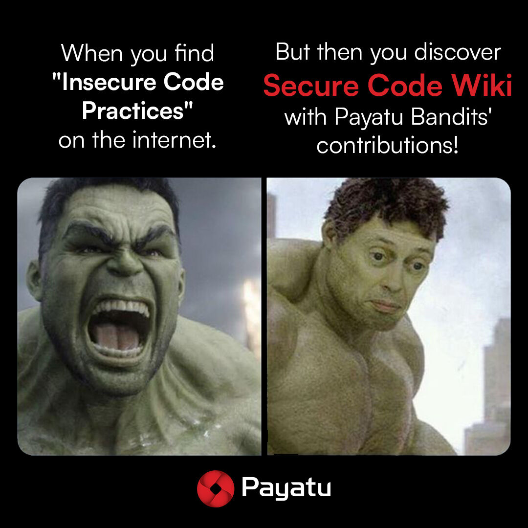 payatulabs's tweet image. Who needs insecurity when you&apos;ve got the best secure coding practices for Python, Java, and JavaScript in one ebook? 😎👩‍💻📚 

➡️ payatu.com/e-books/the-do…

#SecureCode #CodingMeme #PayatuWisdom #infosec