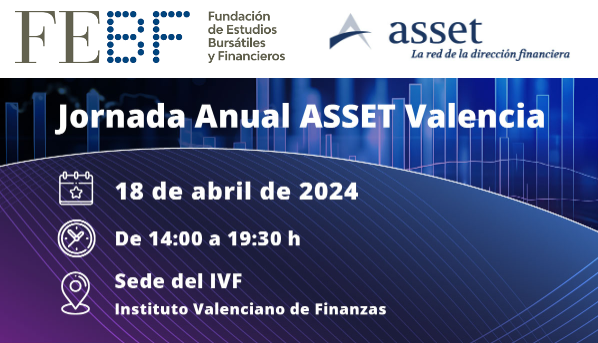 💻Inscríbete a la "Jornada Anual ASSET Valencia" en la que participa la FEBF y que organiza <a href="/Financieros_es/">Directivo financiero</a> 

📆 18 de Abril 2024 🕘 14:00- 19:30 h

📌 Inscripciones: asset.es/actividad/jorn…

📍 Palau Boïl d'Arenós 

#FEBF#digitalizacion #riesgosfinancieros
