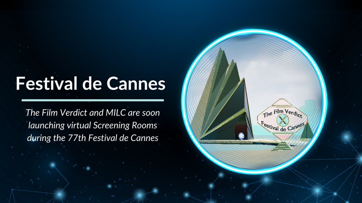 🎥 Brace yourselves for the next blockbuster event in the #MILC #Metaverse. Experience Cannes like never before! 📣 Following the smashing success of the first Screening Rooms for Awards Season in the MILC Metaverse, get ready for @thefilm_verdict's grand launch of virtual…