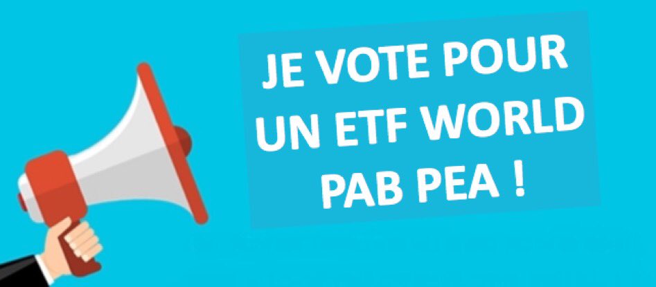 V_Auriac's tweet photo. Pour répondre aux attentes d'internautes, je demande à @BlackRock_FRA @Lyxor et @Amundi_FR de proposer un ETF World PAB éligible au PEA.
Si vous êtes ok, merci de RT 🔄 https://t.co/LmaYeNmhEo