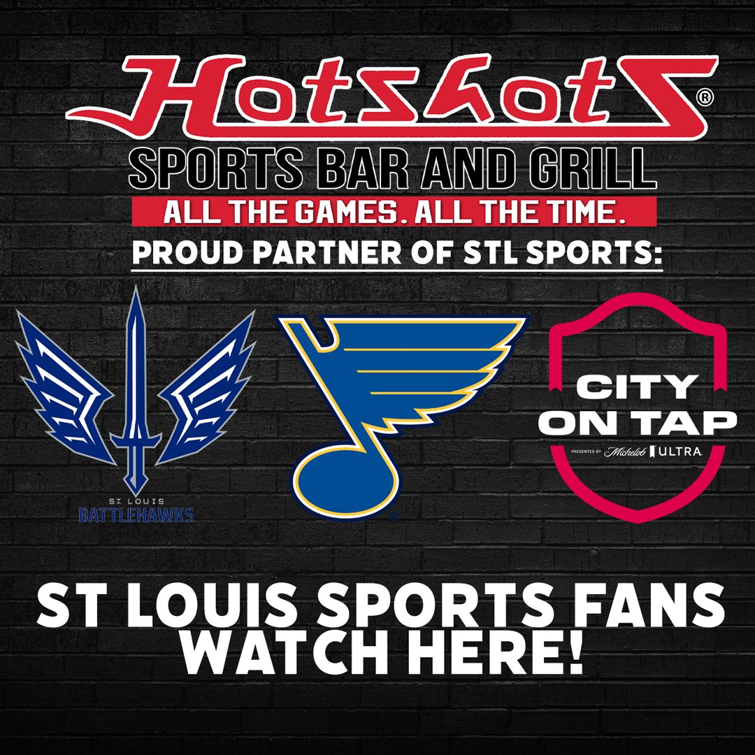 We are BUILT on sports and that's why we partner with our #STL home teams and have been your home for ALL the GAMES, ALL the time since 1990! Here for the Blues? ✅ Looking for CITY? ✅ Ka-Kaw with the Battlehawks? ✅ We are PROUD to be STL made! Join us for the action!