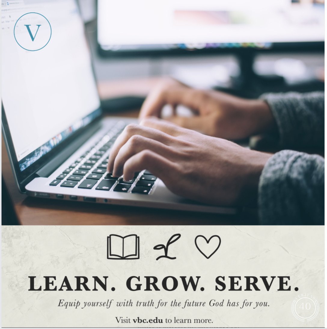 Looking for a place to learn and grow? VBC could be the place for you! #MinistryTraining #Veritas #TruthMatters #DistanceEducation
