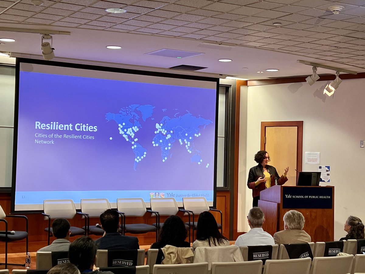 The first session, “Sparking Global Health Innovation at Yale”, officially launched our Hecht Global Health Faculty Network and Global Health Spark Awards! The session featured talks from Amy Bei and Jeannette Ickovics. ✨