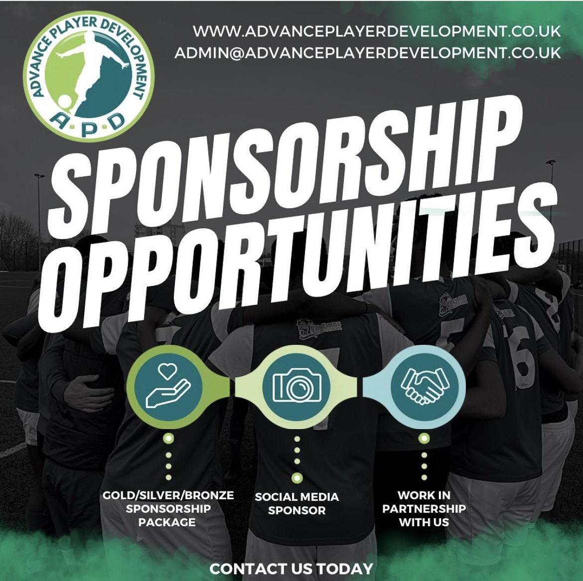 We’re looking for a new kit sponsor? Get in touch today to find out more 🤝⚽️