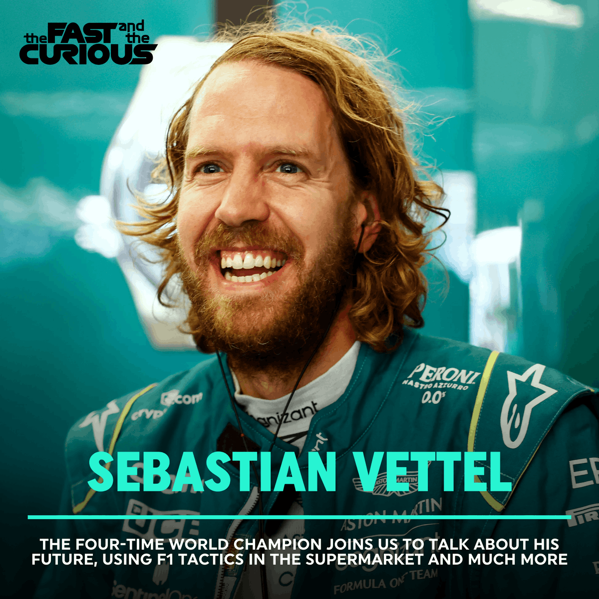 🗣️ 'I'd be blind to not see the chances in F1 right now' Our episode with four-time world champion Sebastian Vettel is now LIVE on all platforms! 👑