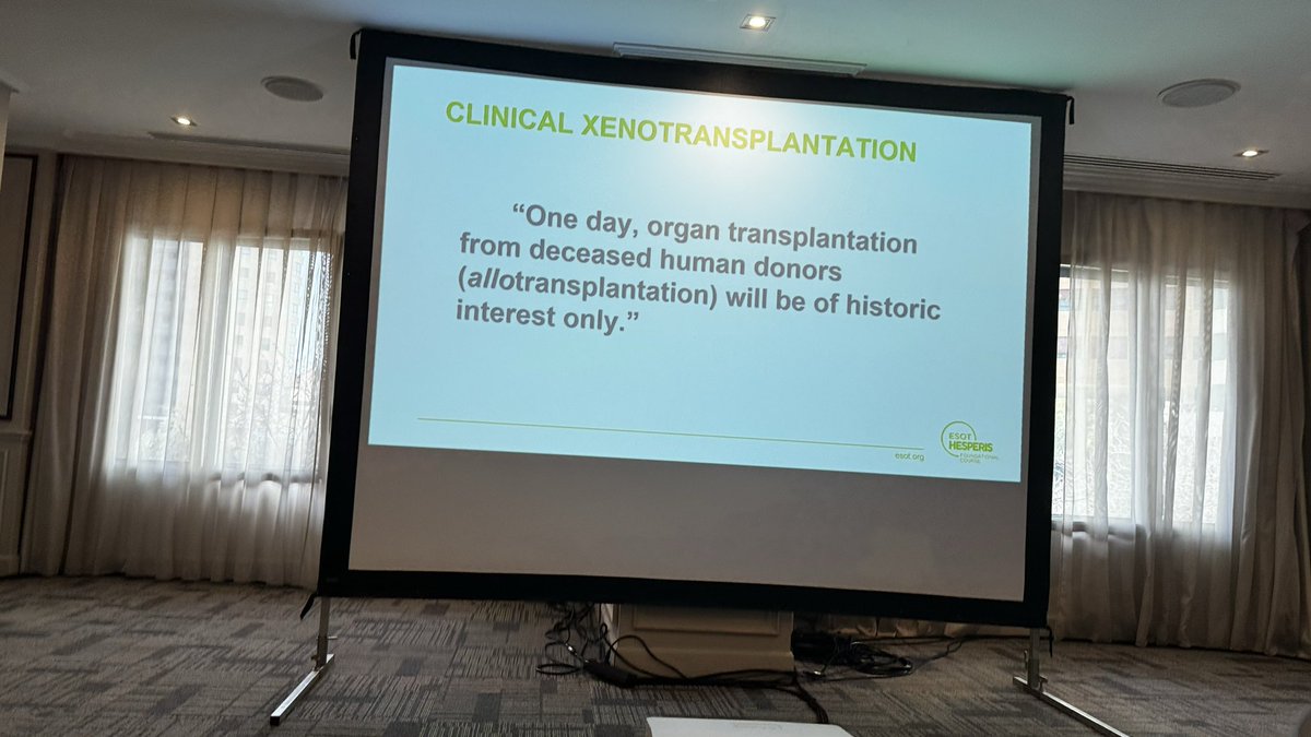 Very engaging talk on Xenotransplantation! @frank_dor #HESPERIScourse #ESOTEducation @laura_contessi @denise_desalvo