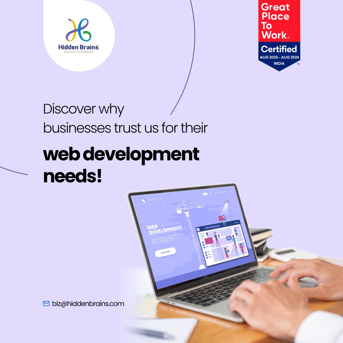 HiddenBrains's tweet image. Explore why businesses choose us for their web development needs! Our reliable solutions speak for themselves.
Explore more: bit.ly/3VJQx3m
#WebDevelopment #WebDevelopmentSolutions #SoftwareDevelopment #WebDesigning #SoftwareSolutions #HiddenBrains