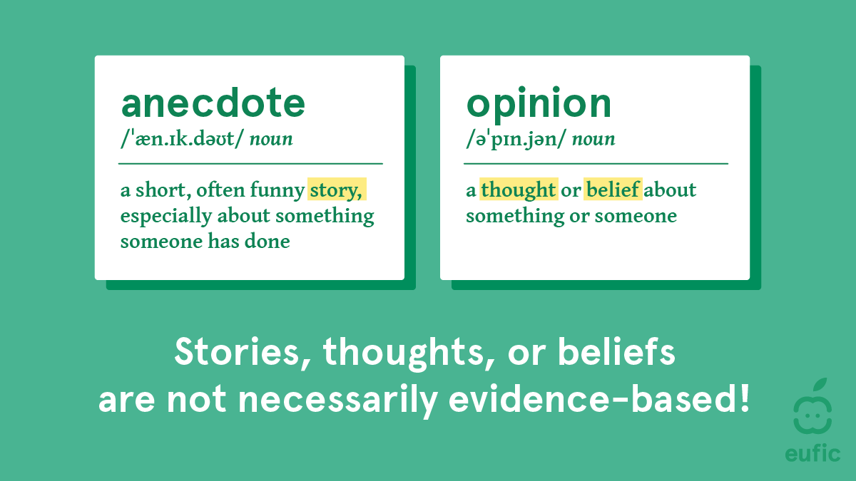 🗨️ Opinions may be loud, anecdotes may be compelling, but they're not evidence! Don't fall for the trap of believing something just because it's a popular sentiment or a touching story. Demand solid #ScientificEvidence.