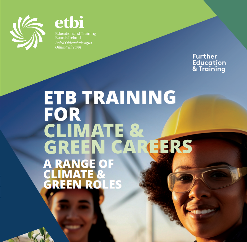 In our ETBI #FETSkillsBox, there's a plethora of info on the vast range of Climate & Green careers available to learners.
Find out more at this link ⬇️
library.etbi.ie/skillsbox/home

@SOLASFET @DeptofFHed @ThisisFet