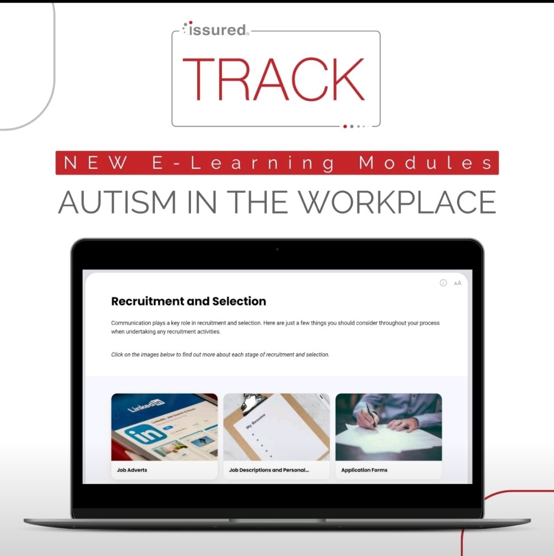 In Partnership with Issured we are delighted to share our online learning modules - Autism in the Workplace issured.arlo.co/w/ondemand/ Having supported over 125 adults into employment and provided training to 100s of businesses we are delighted to share these eith the world