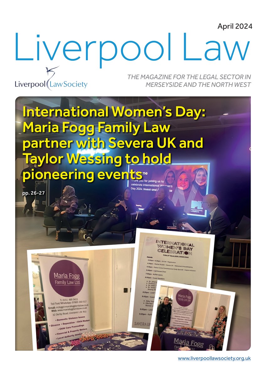 The April edition of 'Liverpool Law' is out now! It has all the latest news and events from our members in and around the Liverpool City Region liverpoollawsociety.org.uk/services/liver… Don't miss any news, follow @LpoolLaw #liverpoolaw #law #lawyer #solicitor #news