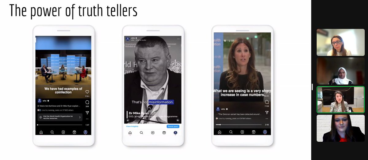 The power of truth-tellers! It is so important that we have health champions like #nurses & #midwives to stop the spread of mis & disinformation. @WHO @ProfessorAisha @KuzmanovicA @BurdettTrust #PandemicAccord