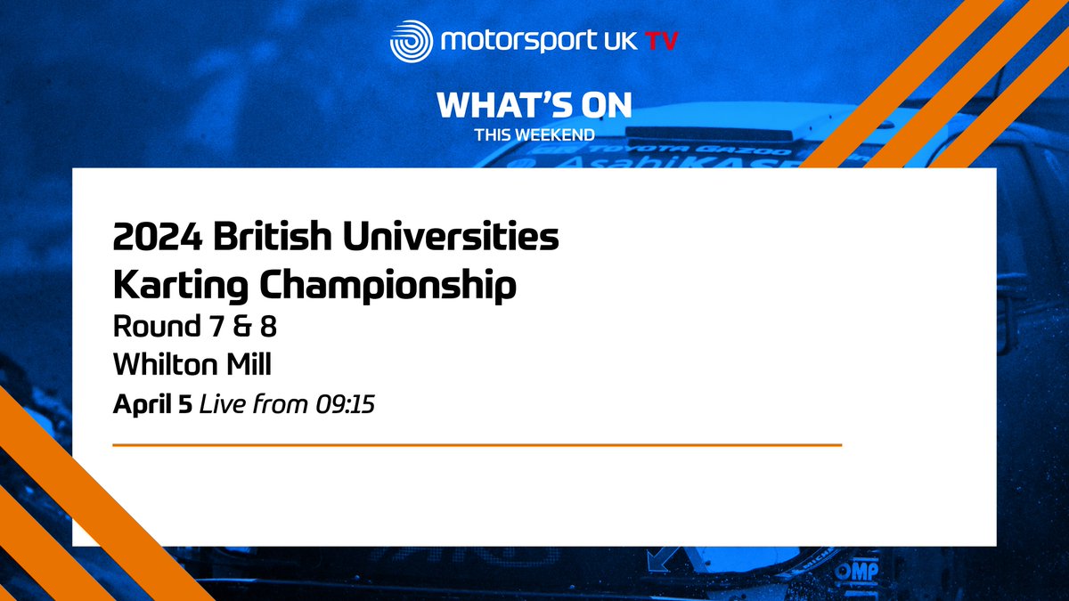 Start your weekend the right way with the British Universities Karting Championship! Live NOW on Motorsport UK TV 🔗motorsportuk.tv/videos/live-20… #motorsportuk #Karting #kartinglife #universitykartchampionship #kartracing