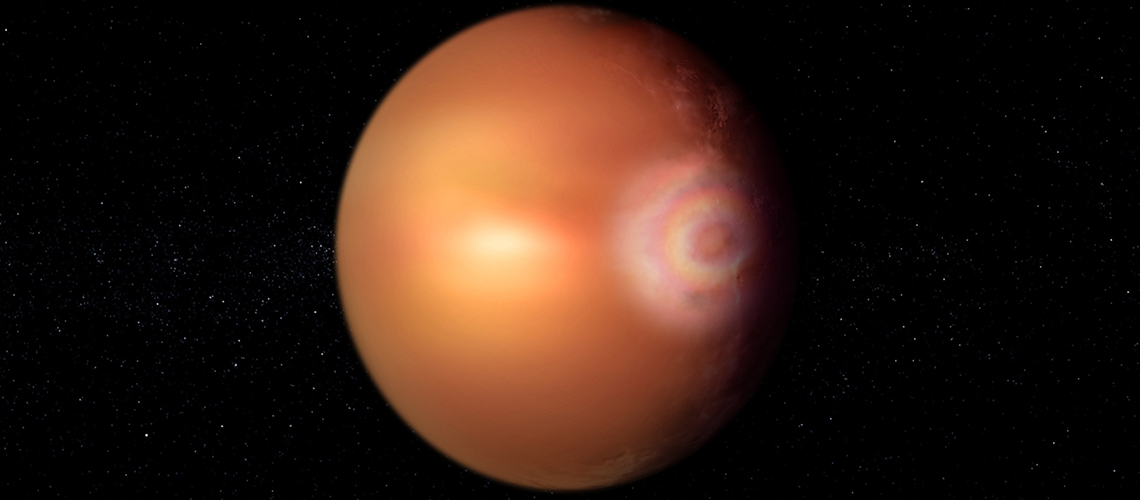 Thanks to the #CHEOPS telescope, a team from #UNIGE, @esa and @unibern has reportedly observed a 'glory' on the #exoplanet WASP-76b, a phenomenon similar to a rainbow. ow.ly/wmiC50R93ZH