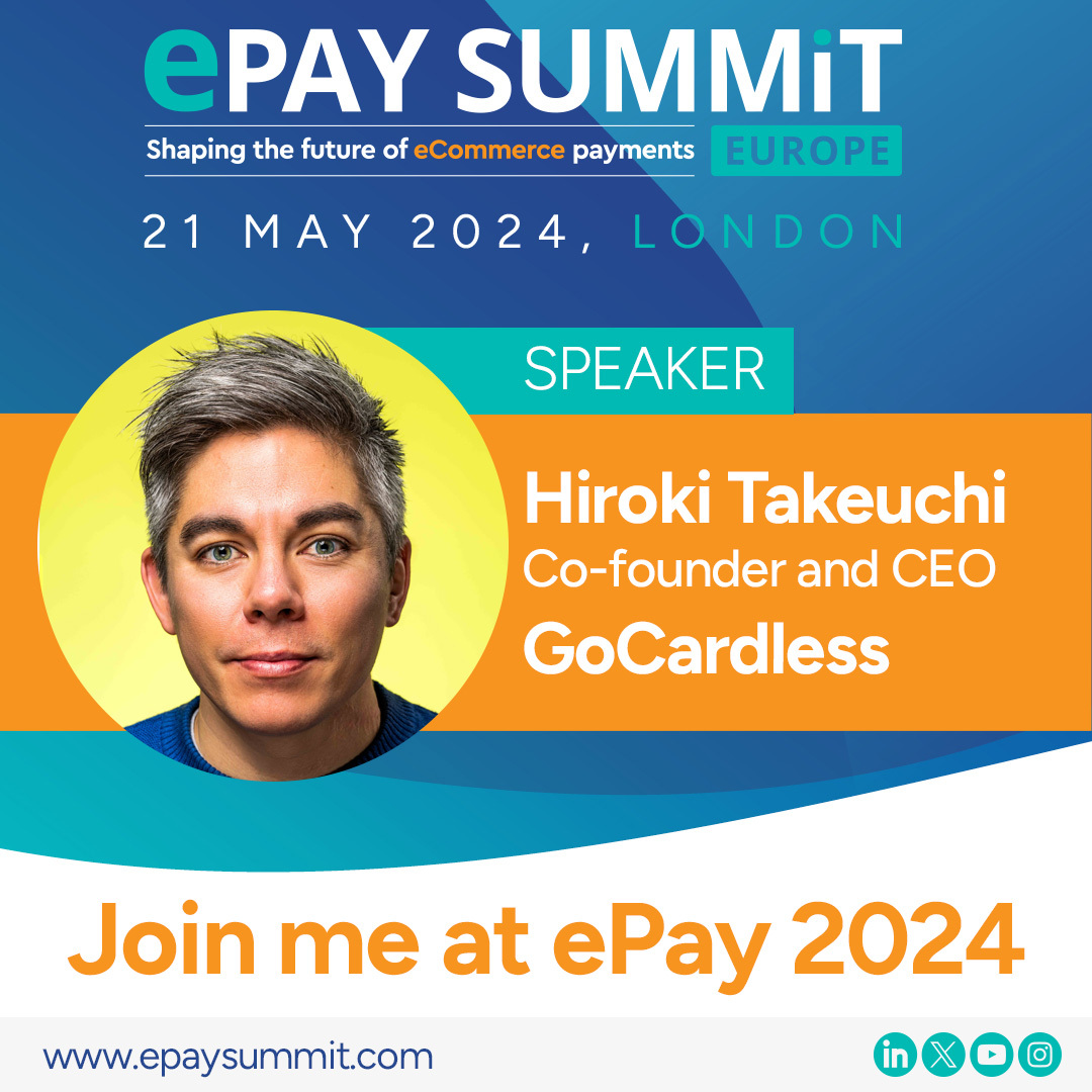We're excited to announce that our CEO and Co-Founder @hirokitakeuchi will be a speaker at @EpaySummit 2024. He will be part of the panel session 'B2B payments: How will the market develop from here?' on May 21. Register to join the event: epaysummit.com
