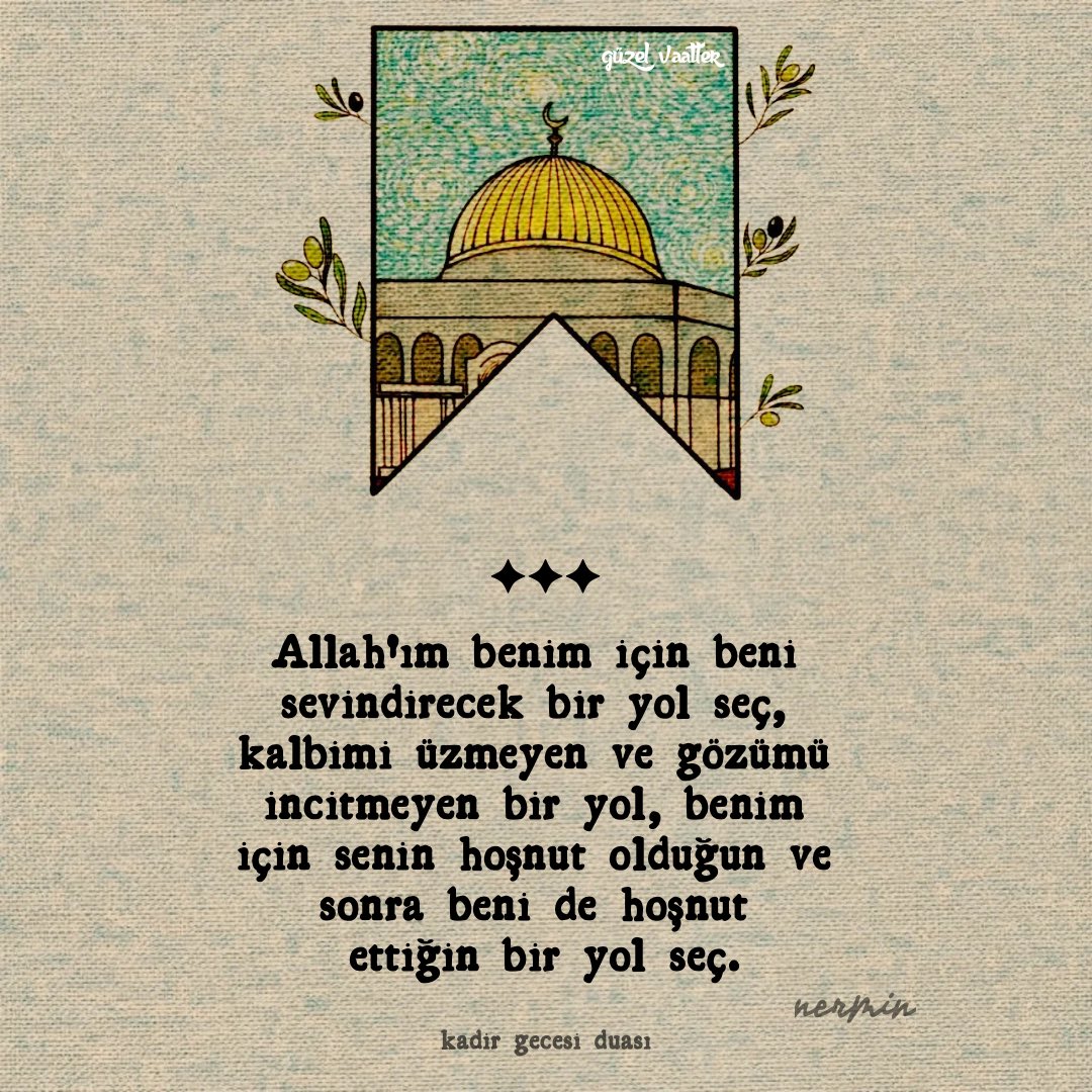 kadir gecesi mübarek olsun.