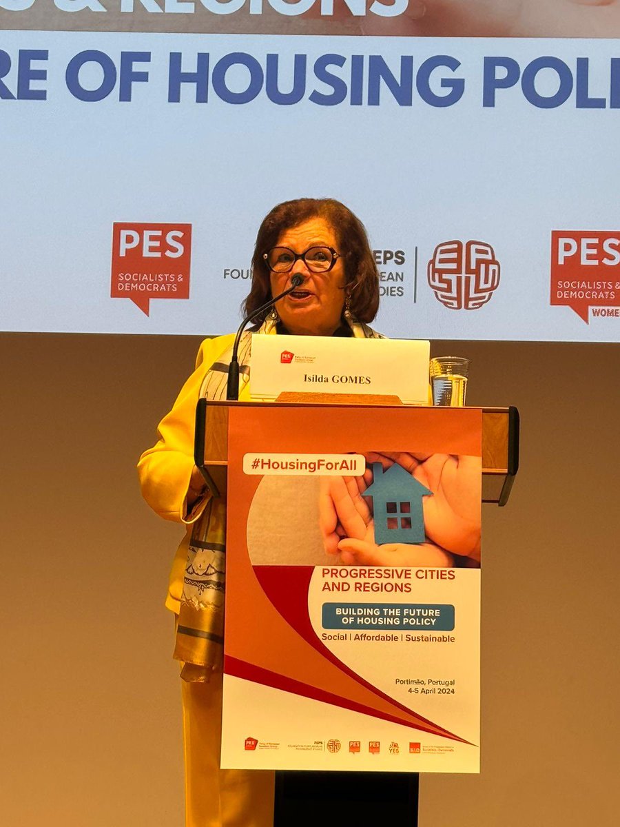 📍Em #Portimão, na sessão de abertura da reunião do @PES_CoR @PES_PSE @PES_Women @TheProgressives @FEPS_Europe #yes, que tem como objetivo debater e elaborar políticas de habitação inclusivas e equitativas em toda a Europa. (1/.)