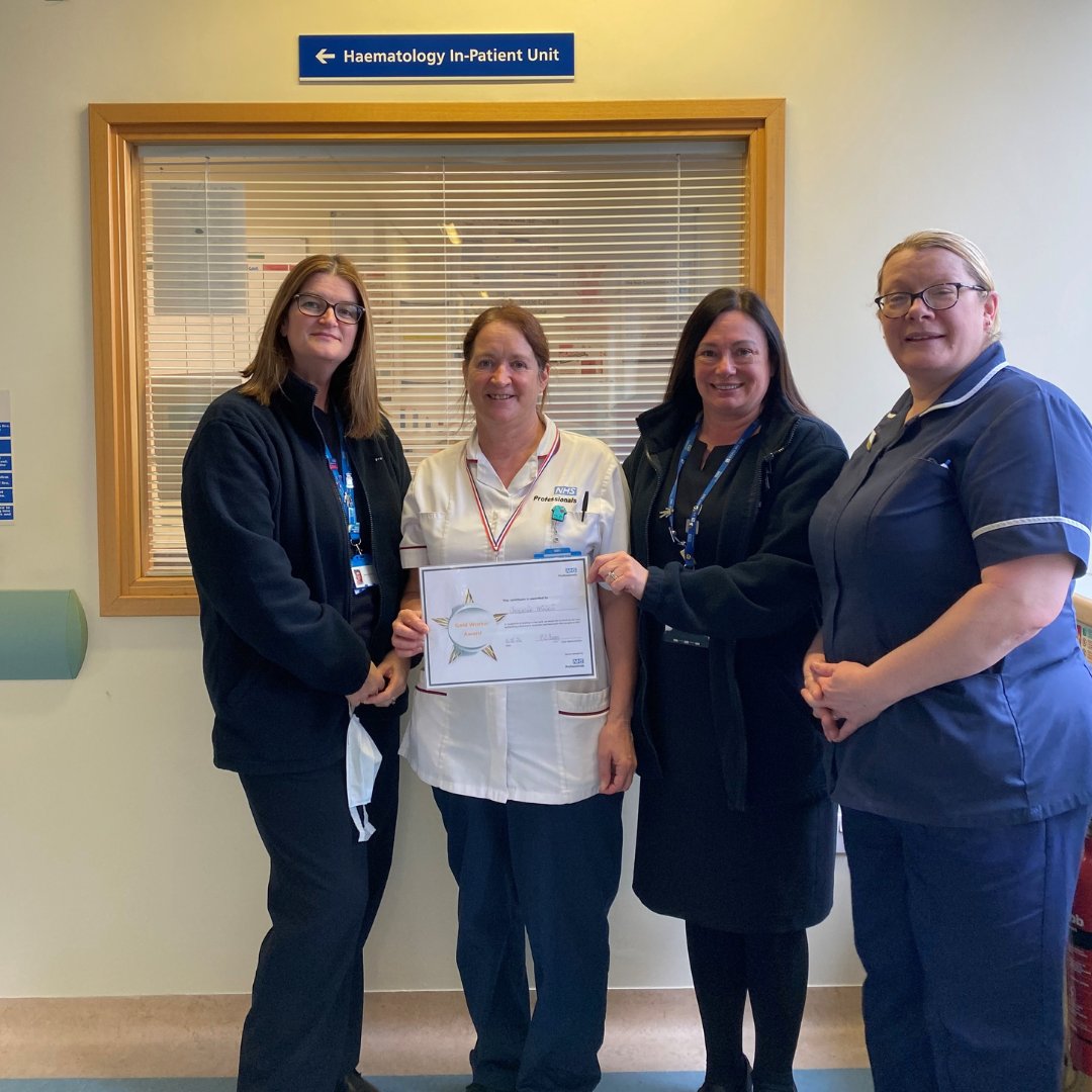 Congratulations to Michelle, Sharon, Beatrice, and Jackie, who were all awarded Golden Worker at Royal Oldham hospital, part of @NCAlliance_NHS for their contributions to the Trust 👏 Thank you for all that you do! . . . #NHSBankStaff #ThankYouNHS #Appreciation #FlexibleWorking