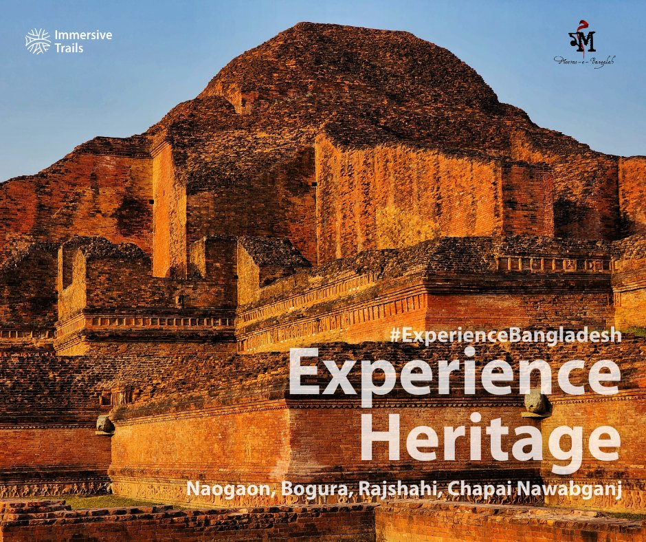Bookings for @immersivetrails first ever #International #Tour is now OPEN! Explore the Rich #History of #Naogaon, #Bogura, #Rajshahi and #ChapaiNawabganj in #Bangladesh! Join our cross-border adventure and take a deep dive into the rich history, #culture, and #food of this