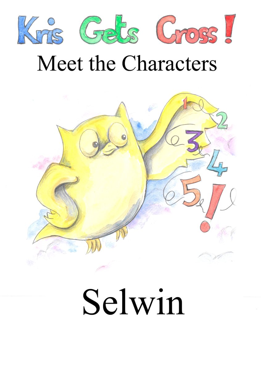 We thought we would take this week to say hello to some of the characters from our book Kris Gets Cross. Here is Selwin and The other Robin