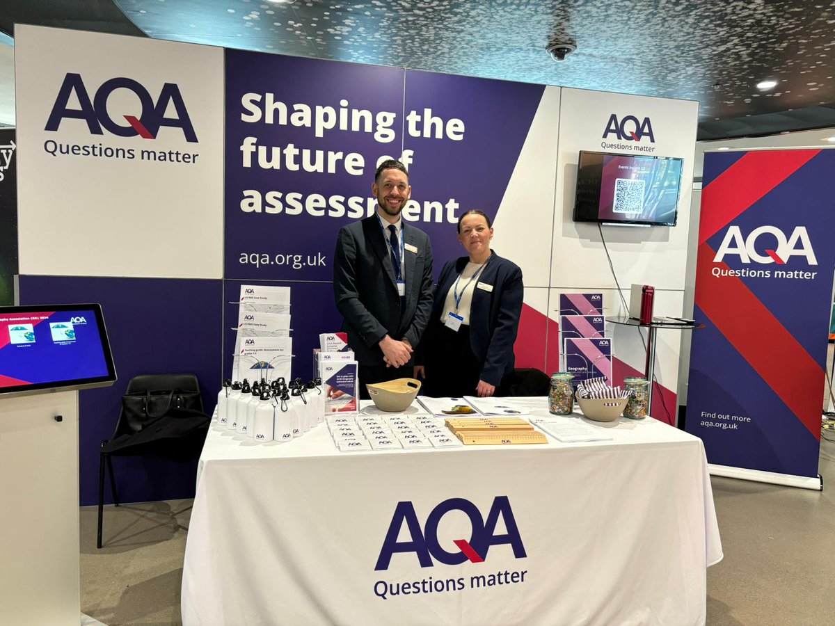 Our Geography team are at @The_GA Annual Conference! If you're here, join our Chair of Examiners for GCSE Geography, Simon Oakes, in his session today where he'll discuss approaches to delivering synoptic decision making at GCSE to maximise learners’ outcomes. #GAConf24