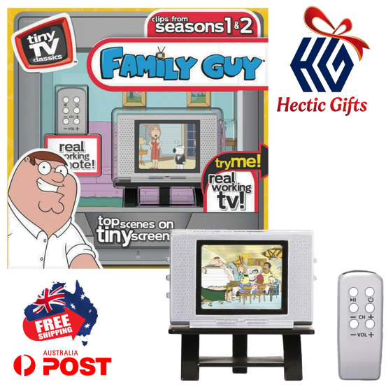 HecticGifts's tweet photo. Get ready to watch FAMILY GUY like never before - on the TINIEST TV!
https://t.co/HG1sdCCMdw
#New #HecticGifts #BasicFun #TinyTV #FamilyGuyEdition #FamilyGuy #Clips #SeasonsOneandTwo #Collectible #TopScenesOnTinyScreens #Toy #Nostalgia #fun #FreeShipping #AustraliaWide https://t.co/EnsHvnvNiC
