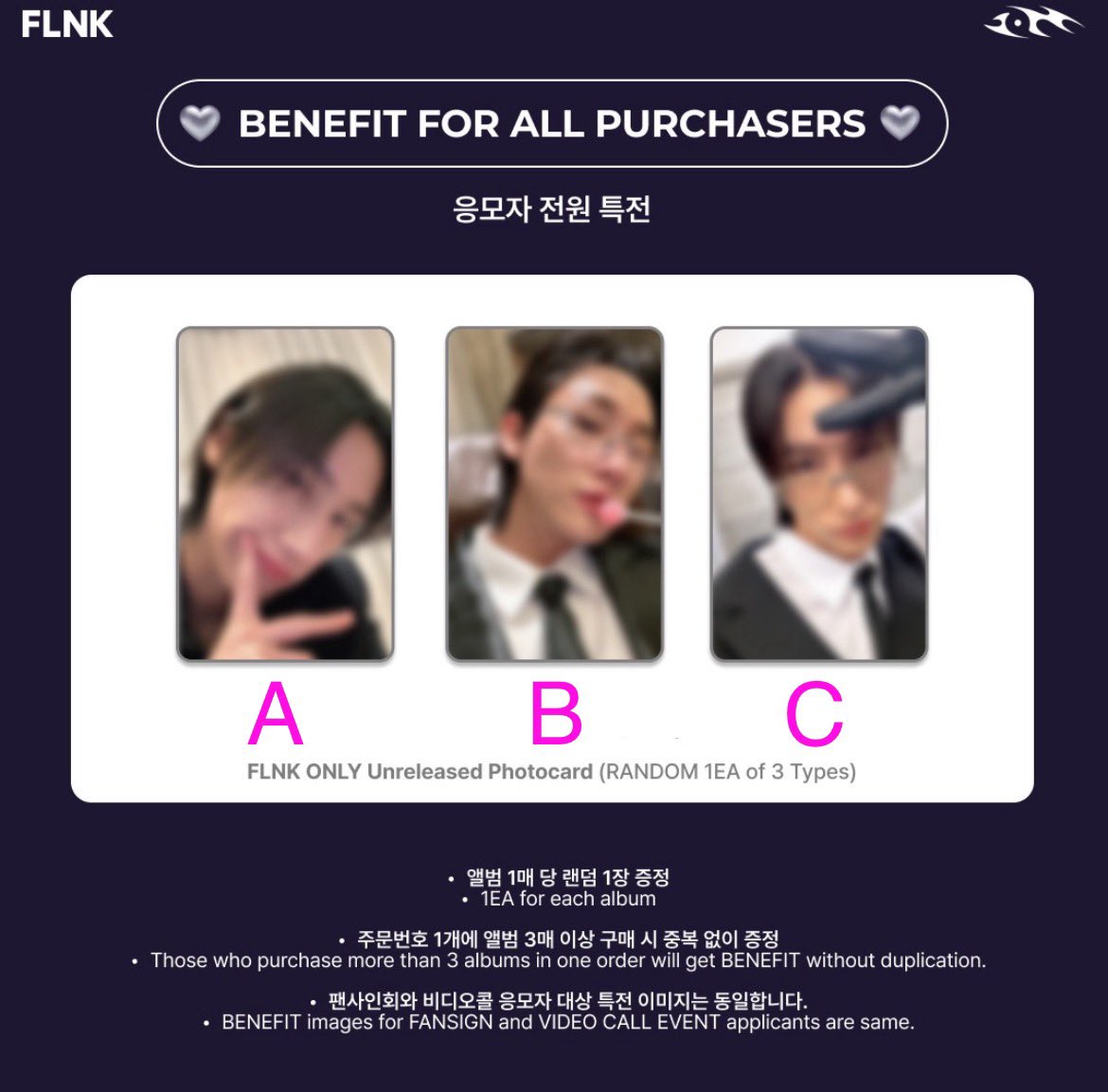 mc_kstore's tweet photo. HELP RT
π OPEN SHARING MALAYSIA π
π I.M βOff The Beatβ FLNK fansign PCs
β¨ Full set
π° RM90
β¨ Loose
π° RM30 ea
A: β
β
β
β
β
B: β
β
β
β
β
C: β
β
β
β
β
β£οΈ Open thread for more info!
#pasarmonstax #monstaxpasar #pasarmx #pasarim https://t.co/LUAyeR2erU