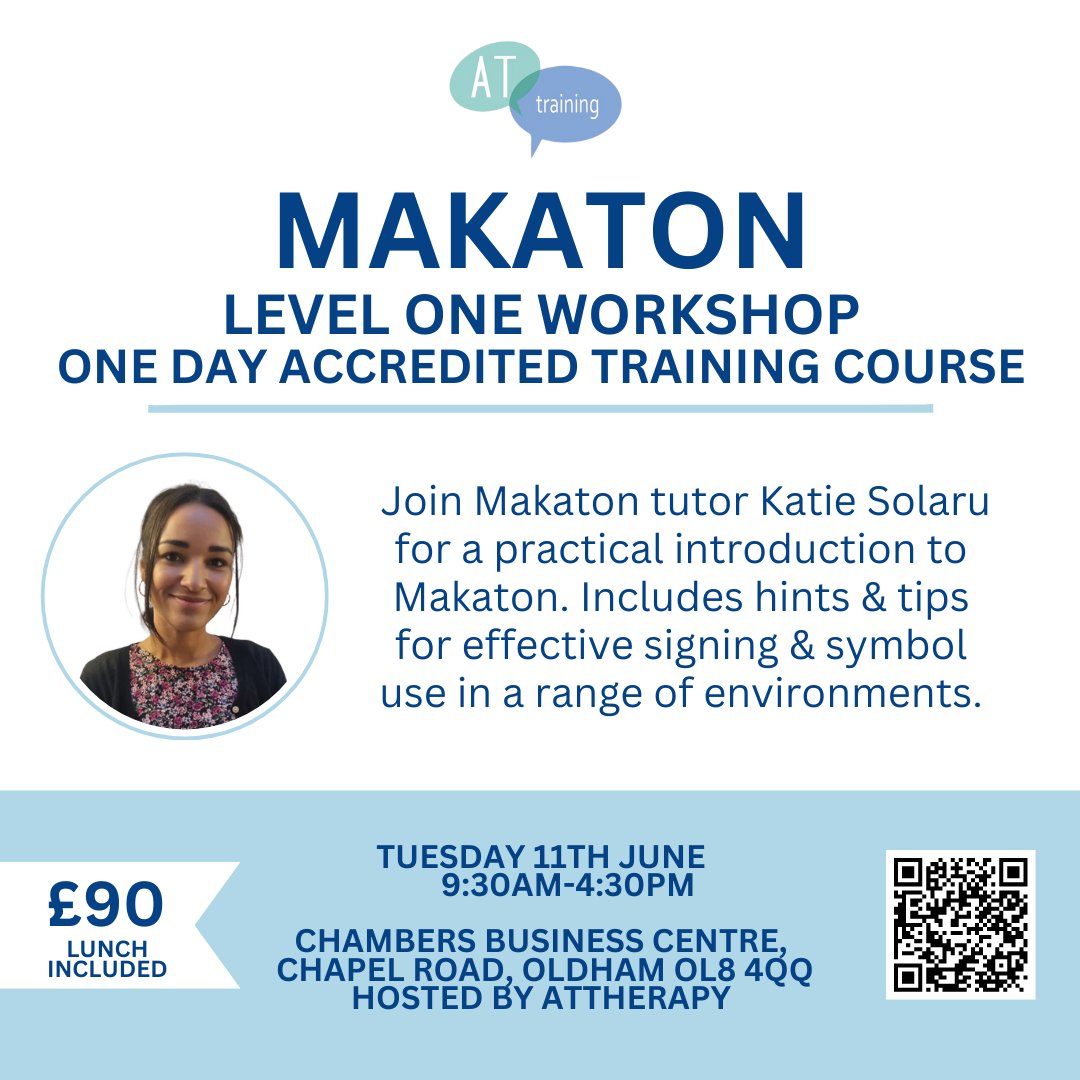 📢 Our upcoming Makaton Level 1 training session, with Katie, is scheduled for June 11th. Plus, you have the fantastic option to join our workshop combo on June 11th and 12th - Level 1 on the 11th and Level 2 on the 12th. Secure your spot now! attherapy.co.uk/makaton #makaton
