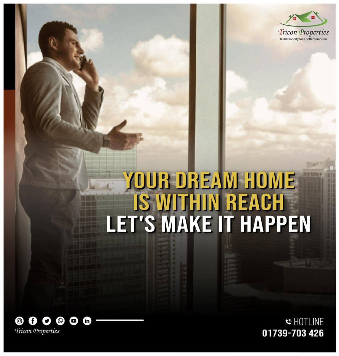 Let's Make It Happen With Tricon Properties. 

#triconproperties #realestate #baitulizz #flatinrajshahi #realestatedeveloper #property #realinvestment #trust #seroile #rajshahi #greencity #cityofheart