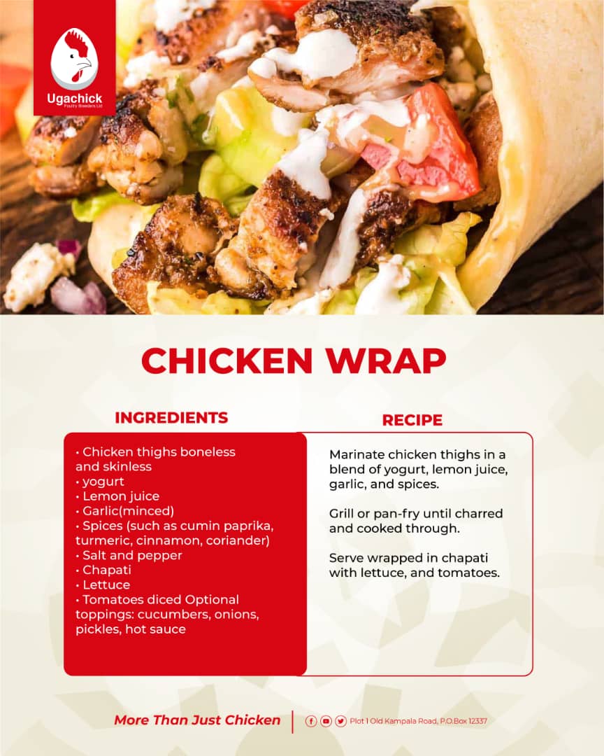 Indulge in a delicious homemade chicken wrap for your Daku with this easy-to-follow recipe.
#RamadanMubarak
#MoreThanJustChicken